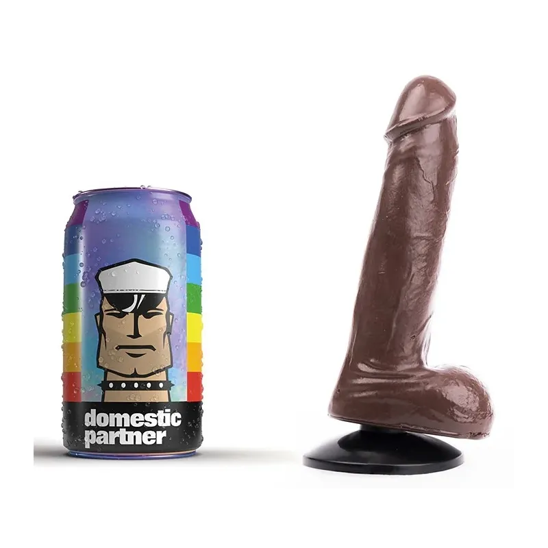 Domestic Partner Gode DP98BR Wilhelm Marron S 13 x 4cm